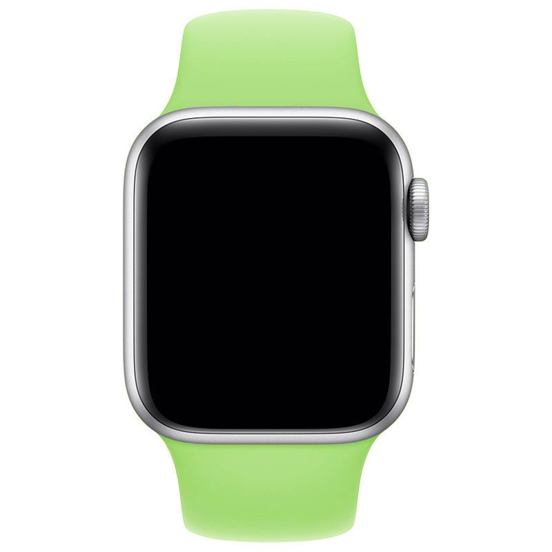 Silicone Szíj Apple Watch 41/40/38mm Zöld Large