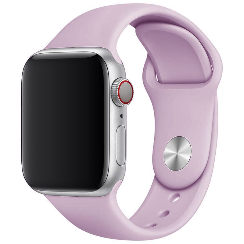 Silicone Szíj Apple Watch 41/40/38mm Lavender Large