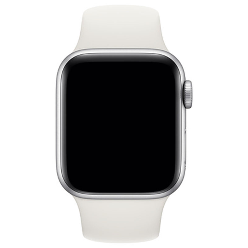 Silicone Szíj Apple Watch 41/40/38mm Light Fehér Large