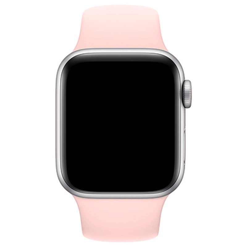 Silicone Szíj Apple Watch 41/40/38mm Rózsaszín Sand Small