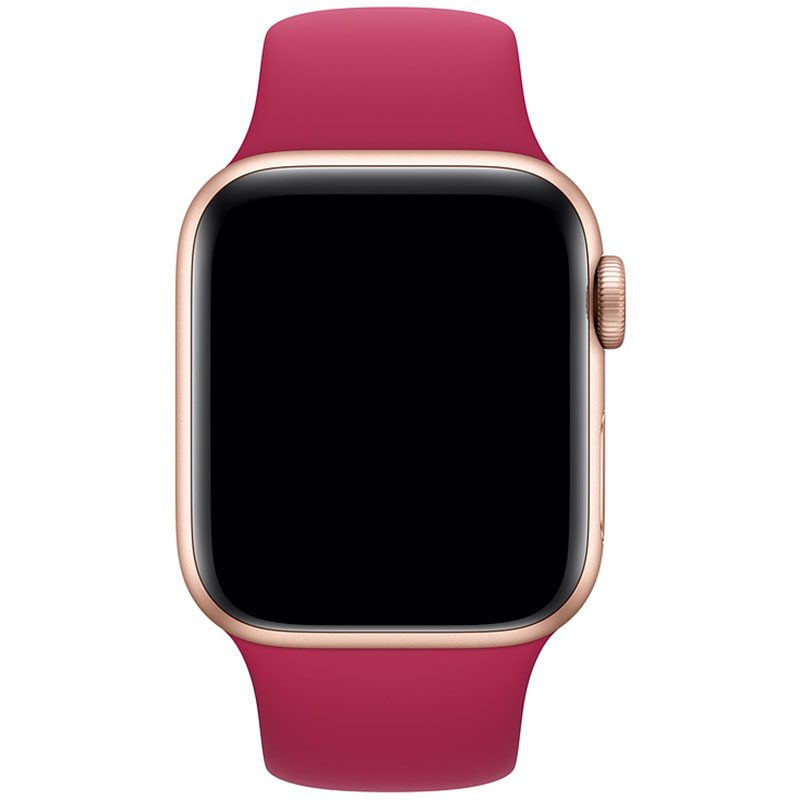 Silicone Szíj Apple Watch 41/40/38mm Pomegranate Large