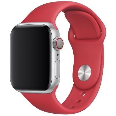 Silicone Szíj Apple Watch 41/40/38mm Piros Small