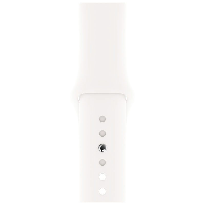 Silicone Szíj Apple Watch 41/40/38mm Fehér Large