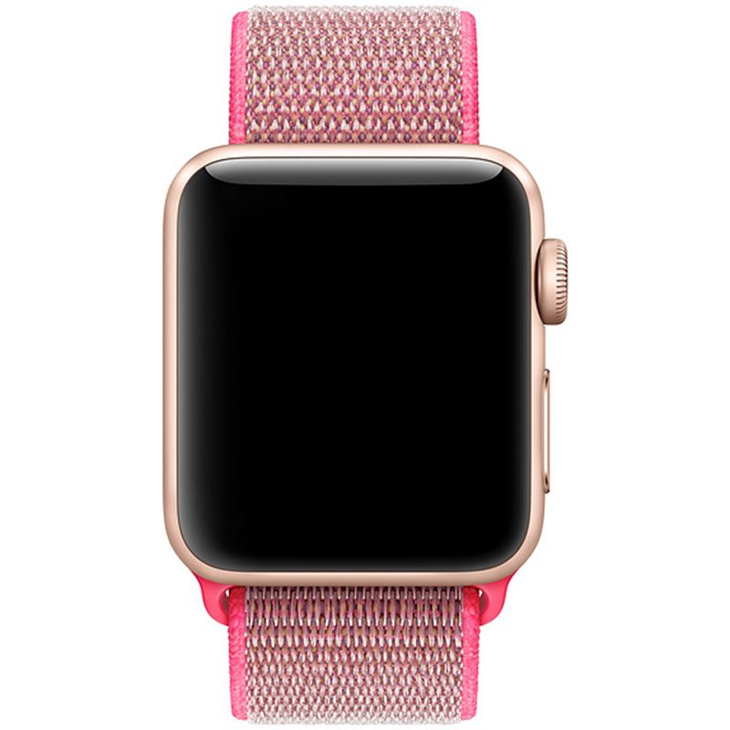 Nylon Szíj Apple Watch 41/40/38mm Brilliant Rózsaszín