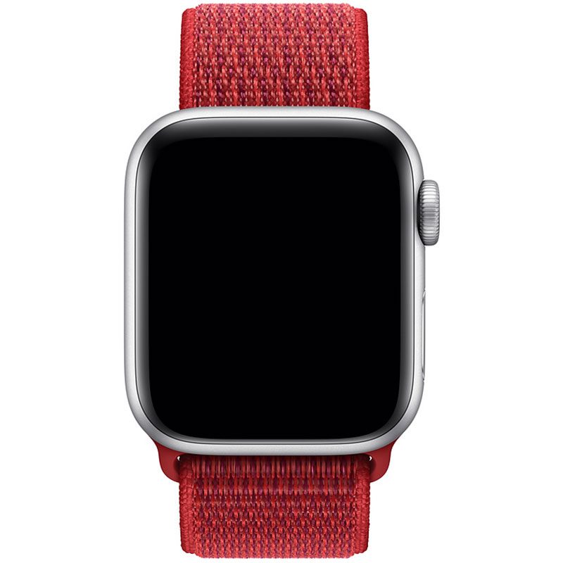 Nylon Szíj Apple Watch 45/44/42/Ultra Piros