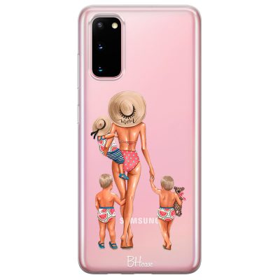 Beach Day Boys Blonde Samsung S20 Tok