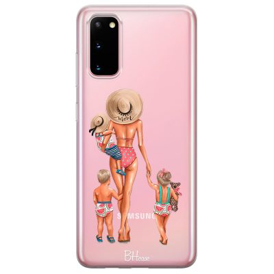 Beach Day Family Blonde Samsung S20 Tok