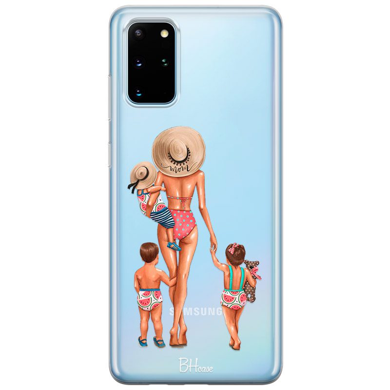 Beach Day Family Samsung S20 Plus Tok