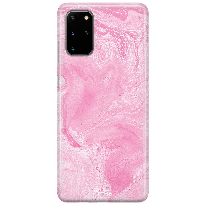 Márvány Rózsaszín Samsung S20 Plus Tok