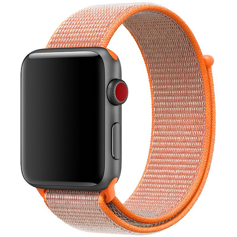 Nylon Szíj Apple Watch 41/40/38mm Orange Piros