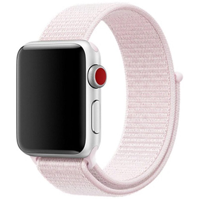 Nylon Szíj Apple Watch 41/40/38mm Pearl Rózsaszín
