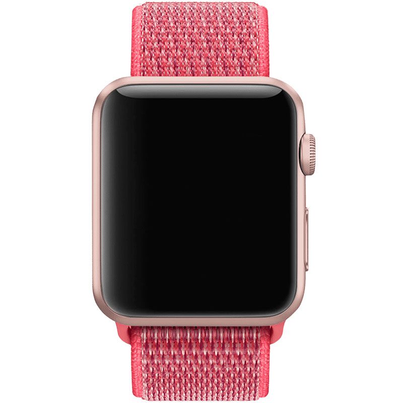 Nylon Szíj Apple Watch 45/44/42/Ultra Hibiscus