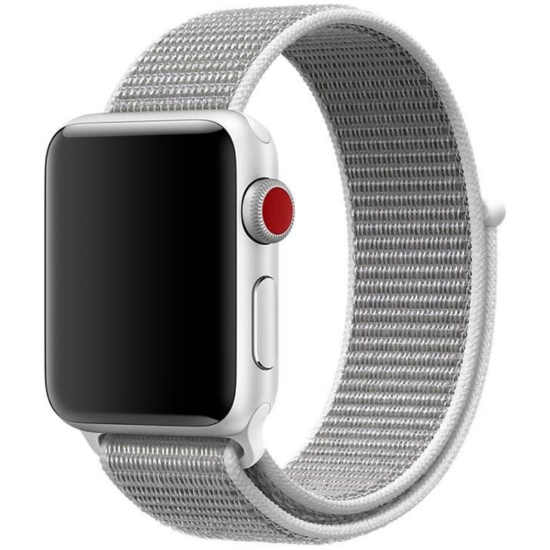 Nylon Szíj Apple Watch 45/44/42/Ultra Pearl