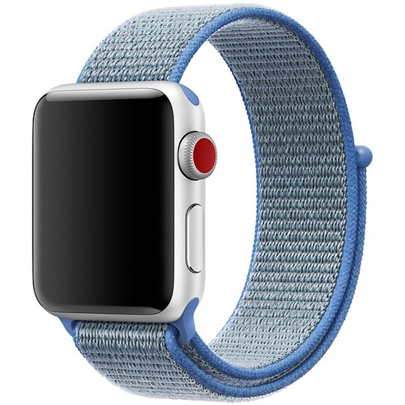 Nylon Szíj Apple Watch 45/44/42/Ultra Tahoe Kék