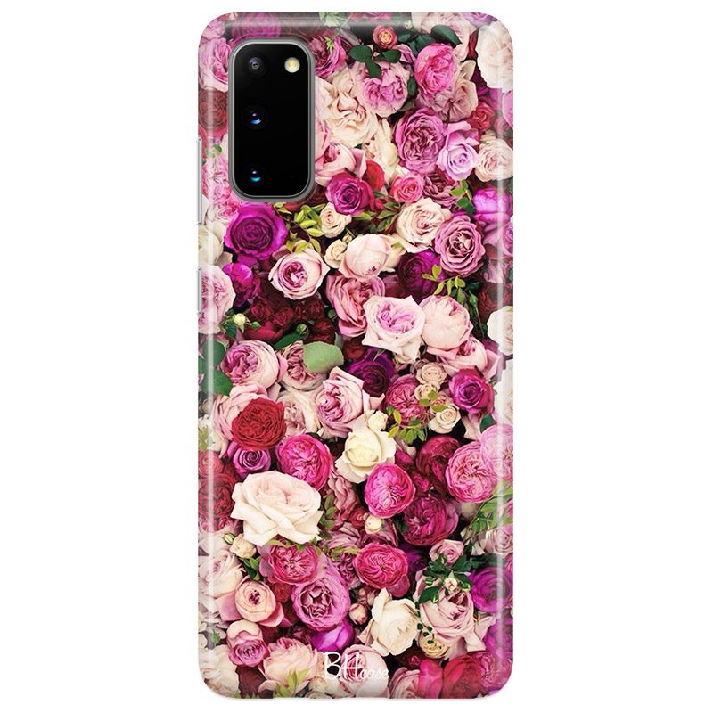 Roses Rózsaszín Samsung S20 Tok