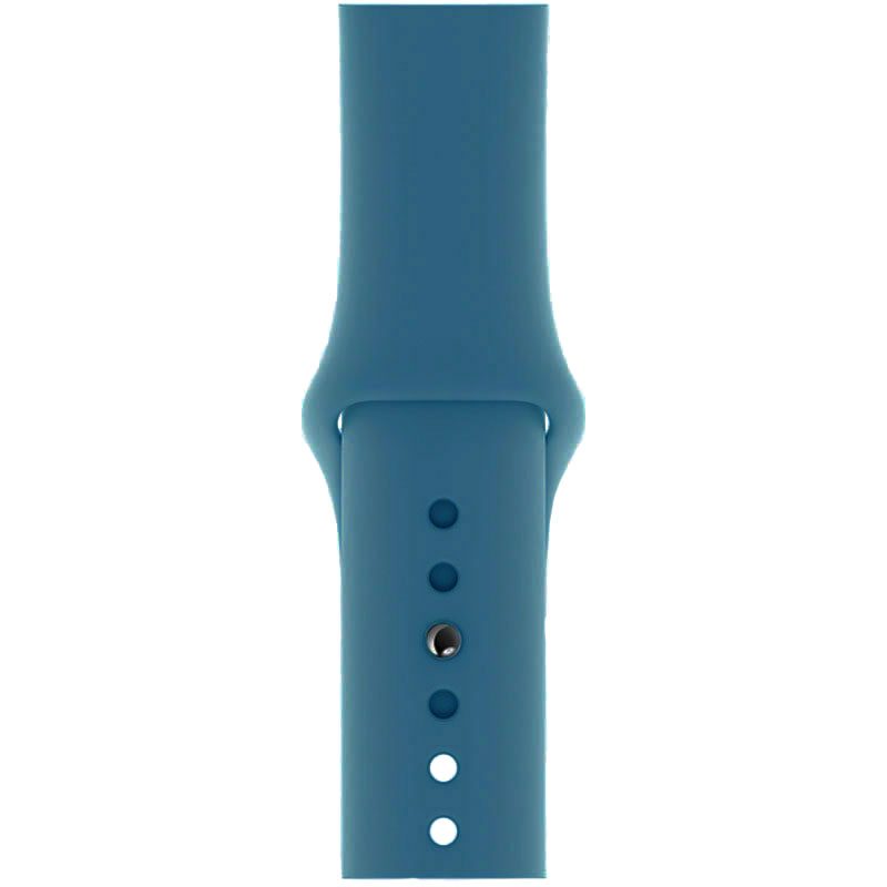 Silicone Szíj Apple Watch 41/40/38mm Denim Kék Large