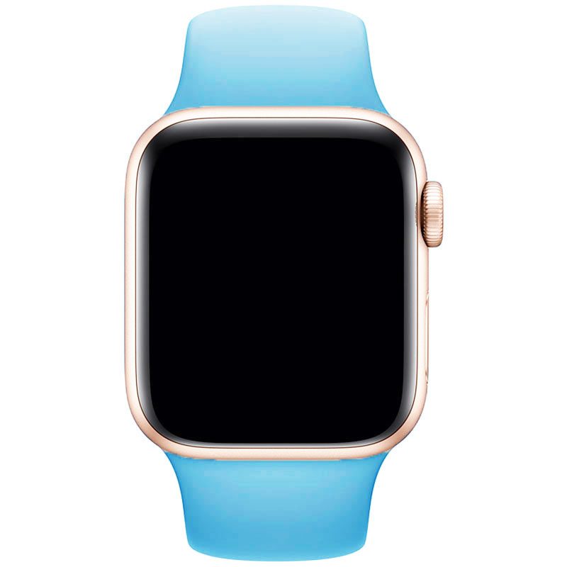 Silicone Szíj Apple Watch 41/40/38mm Light Kék Large