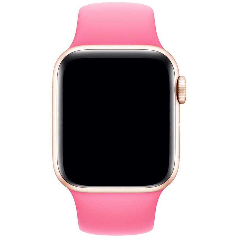 Silicone Szíj Apple Watch 41/40/38mm Light Rózsaszín Large