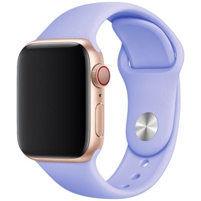 Silicone Szíj Apple Watch 41/40/38mm Lilac Large