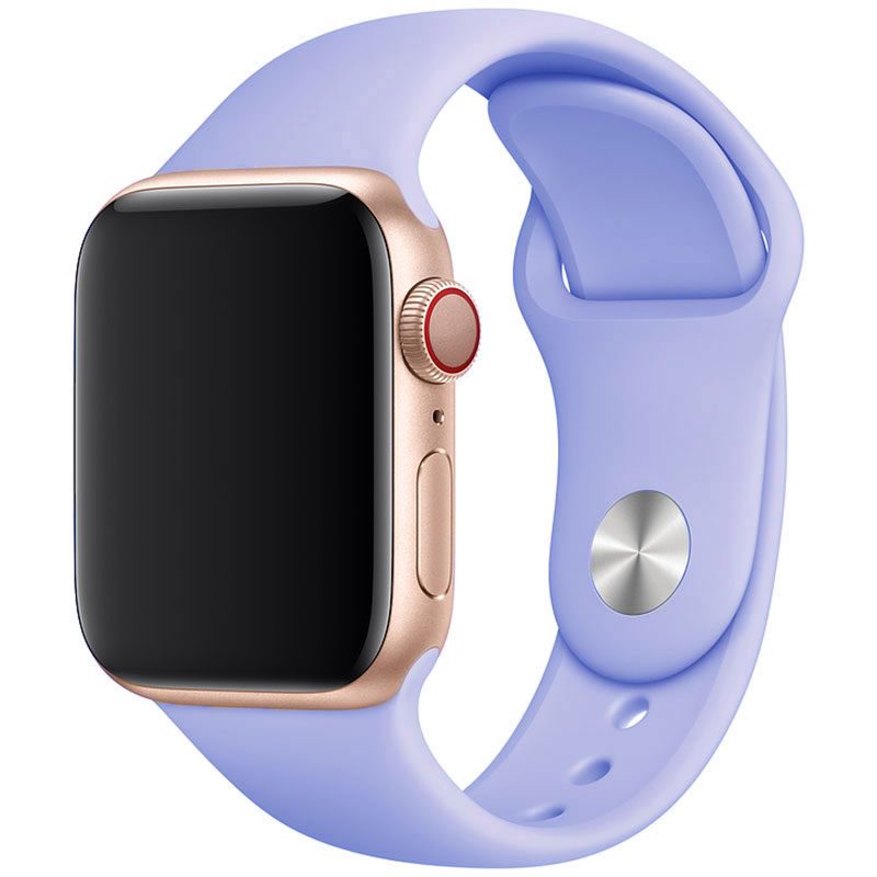 Silicone Szíj Apple Watch 41/40/38mm Lilac Large