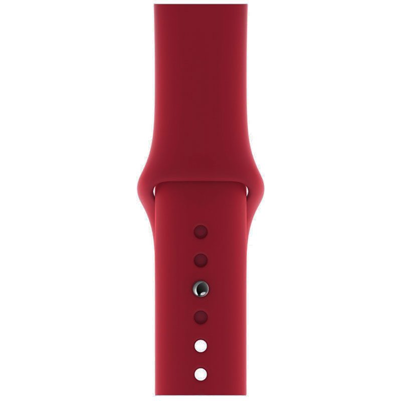 Silicone Szíj Apple Watch 41/40/38mm Rose Piros Large