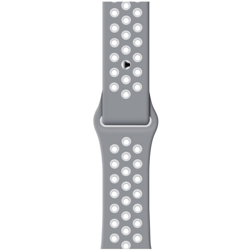 Sport Szíj Apple Watch 41/40/38mm Silver/Fehér Small