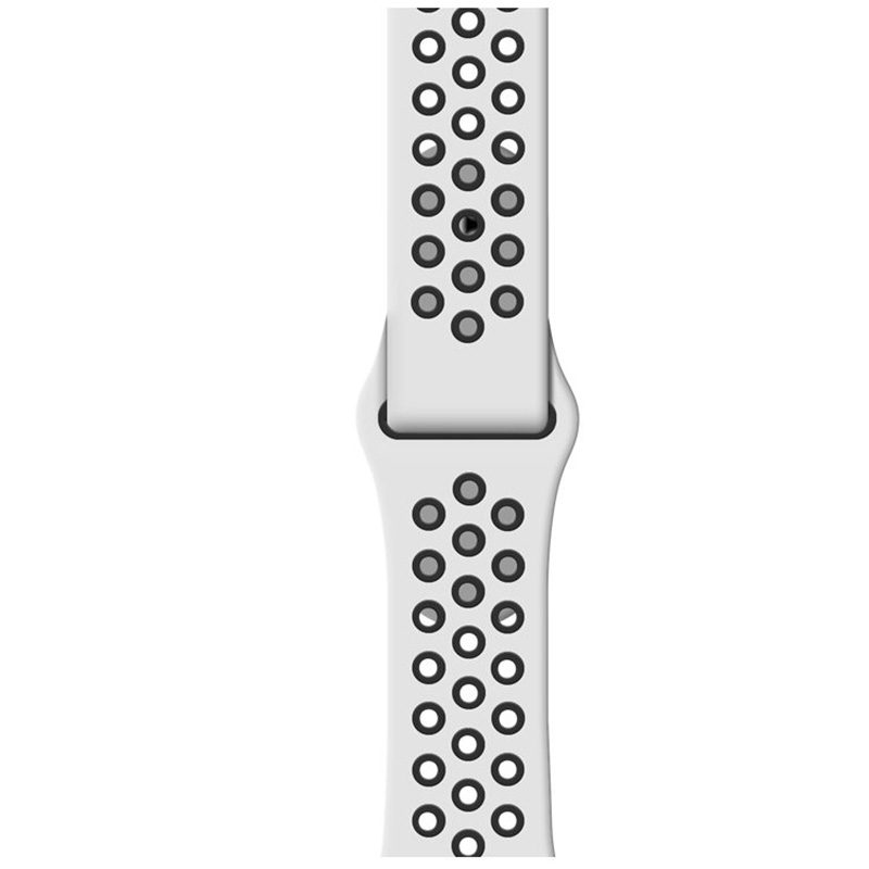 Sport Szíj Apple Watch 41/40/38mm Fehér/Fekete Small