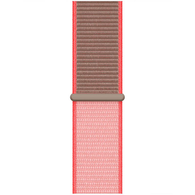 Nylon Szíj Apple Watch 45/44/42/Ultra Neon Rózsaszín