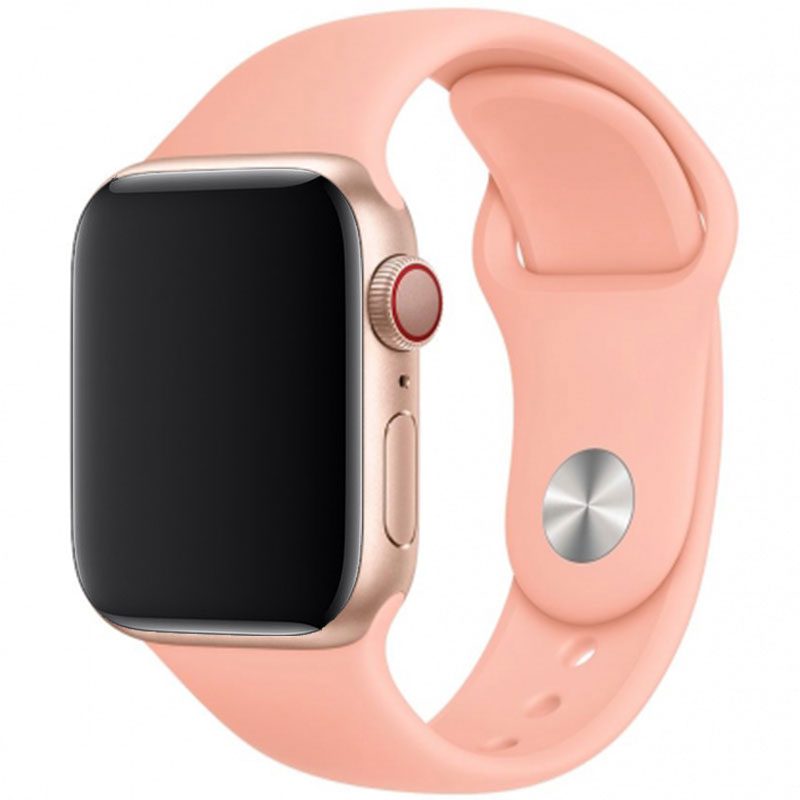 Silicone Szíj Apple Watch 45/44/42/Ultra Grapefruit Small