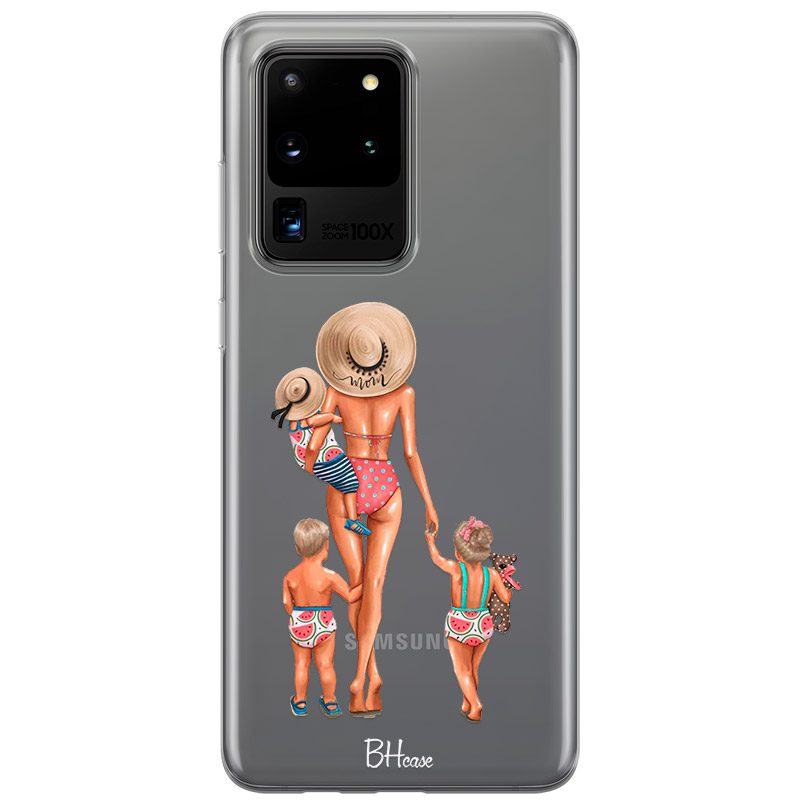 Beach Day Family Blonde Samsung S20 Ultra Tok