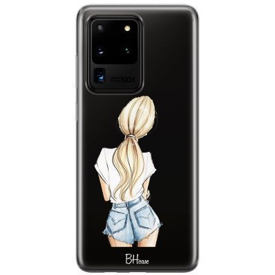 Blonde Back Girl Samsung S20 Ultra Tok