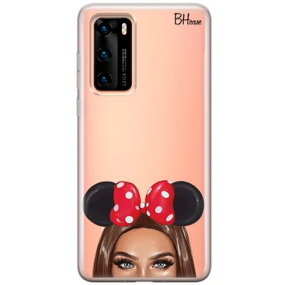 Brunette Girl With Ribbon Huawei P40 Tok