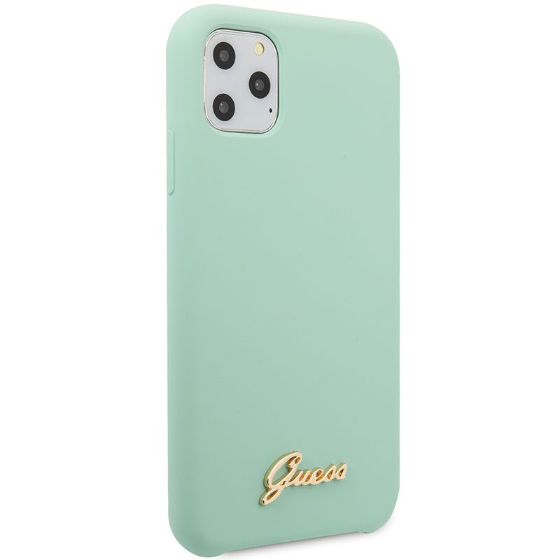 Guess Silicone Vintage Zöld iPhone 11 Pro Max Tok