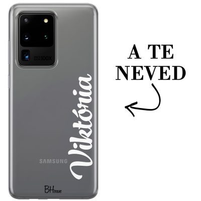 Névvel ellátott -függőleges- Samsung S20 Ultra Tok