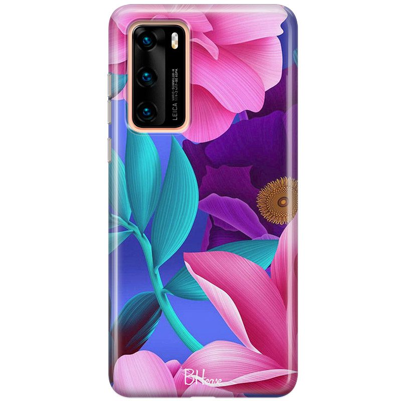Pinky Floral Huawei P40 Tok