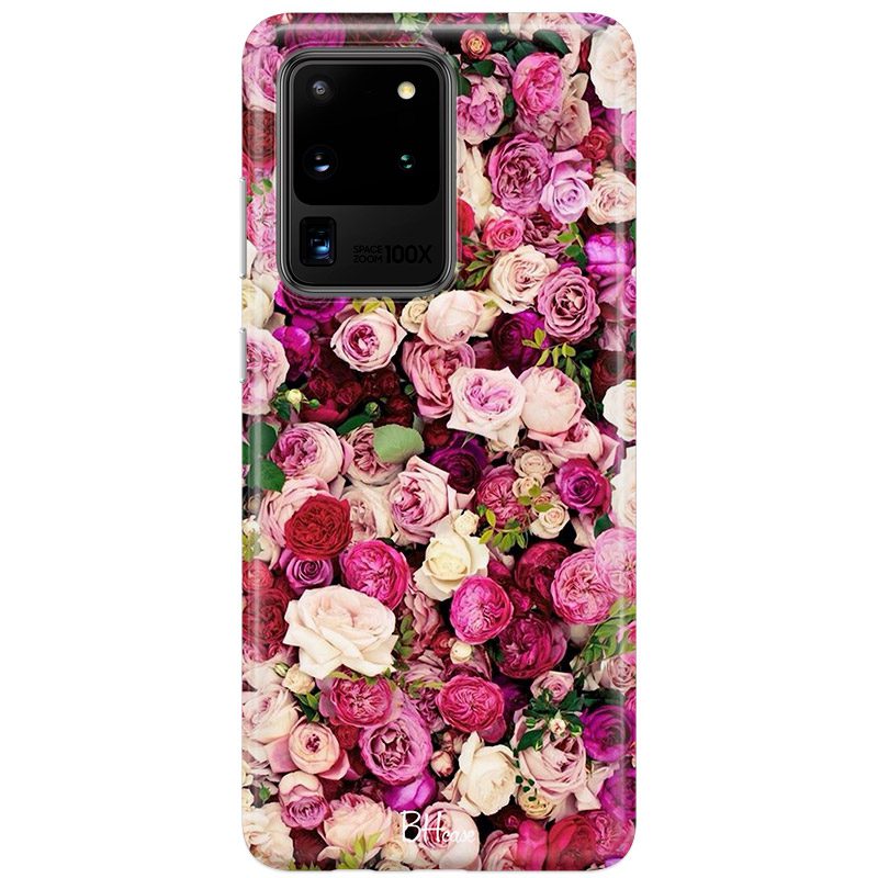 Roses Rózsaszín Samsung S20 Ultra Tok