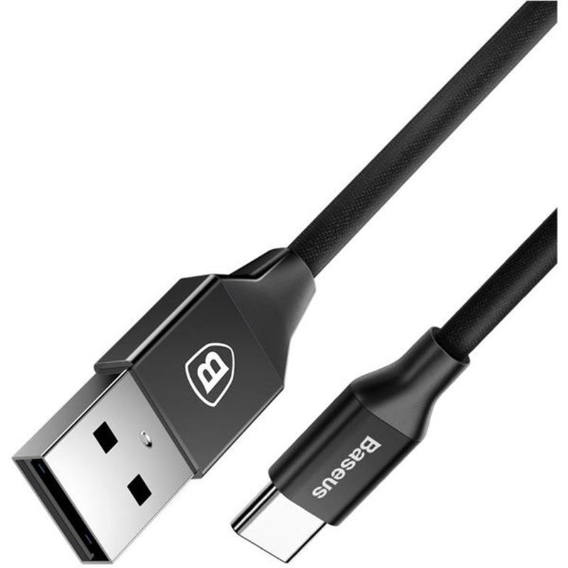 Baseus Yiven USB-C to USB Fekete 1.2m