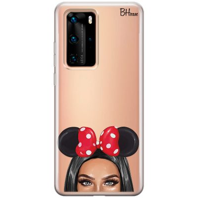 Fekete Haired Girl With Ribbon Huawei P40 Pro Tok
