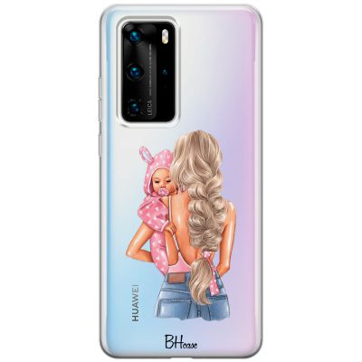 Mother Blonde With Girl Huawei P40 Pro Tok