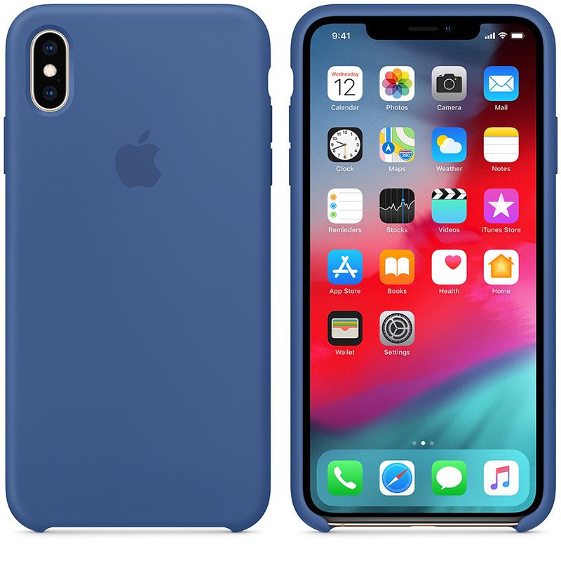 Apple Delf Kék Silicone iPhone XS Max Tok
