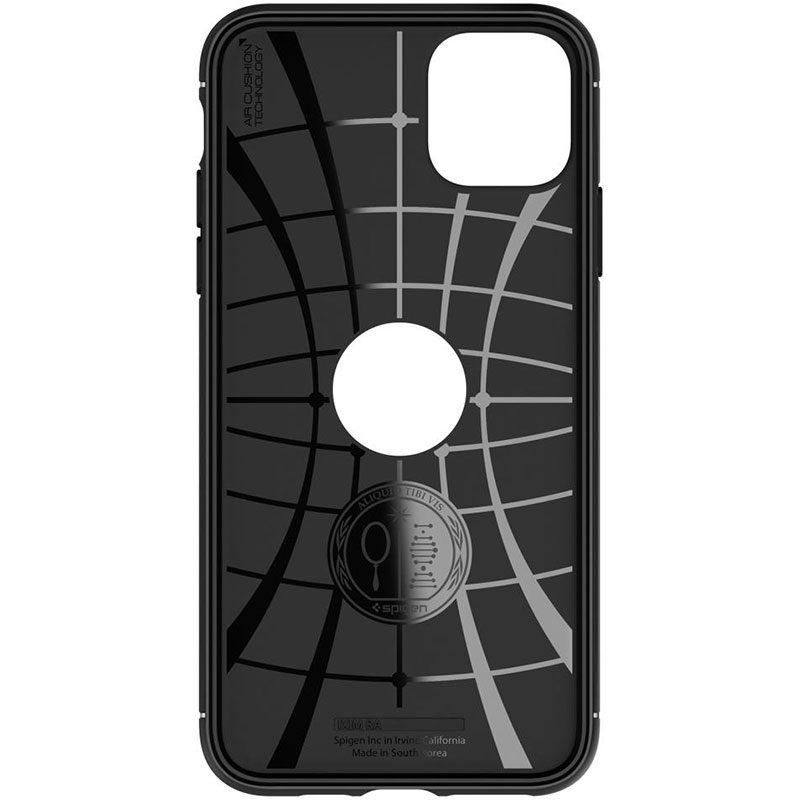 Spigen Rugged Armor Matte Fekete iPhone 11 Pro Tok