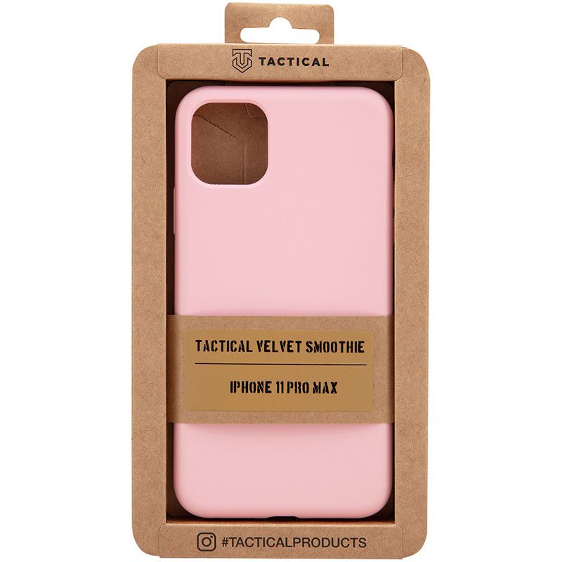 Tactical Velvet Smoothie Rózsaszín Panther iPhone 11 Pro Max Tok
