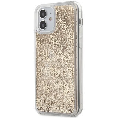 Guess 4G Liquid Glitter Arany iPhone 12 Mini Tok