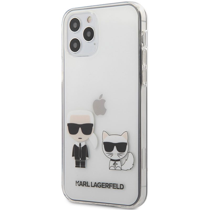 Karl Lagerfeld Karl and Choupette TPU Transparent iPhone 12/12 Pro Tok