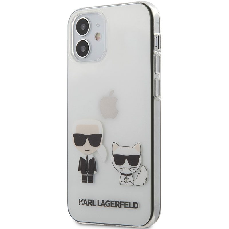 Karl Lagerfeld Karl and Choupette TPU Transparent iPhone 12 Mini Tok