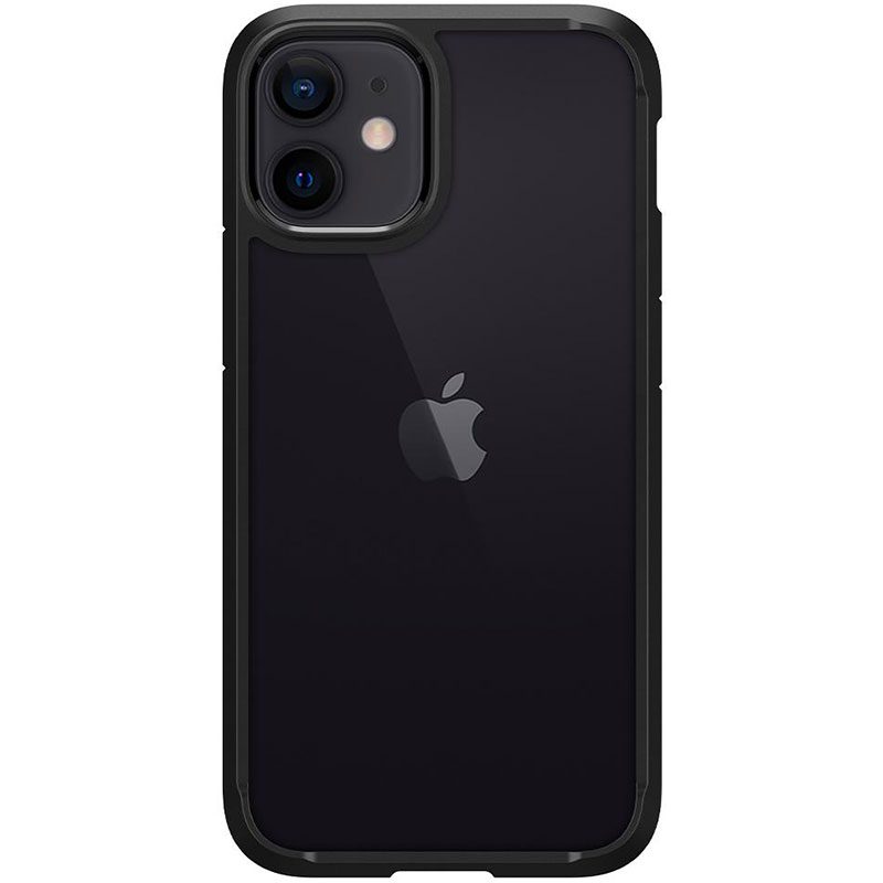 Spigen Ultra Hybrid Matte Fekete iPhone 12 Mini Tok