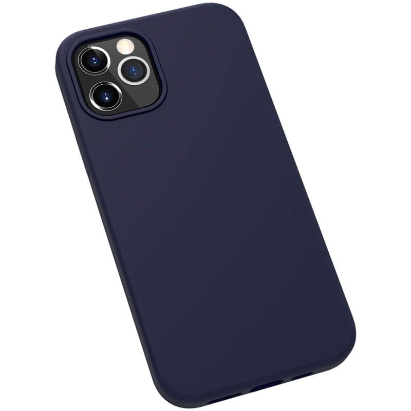 Nillkin Flex Pure Liquid Silicone Kék iPhone 12/12 Pro Tok