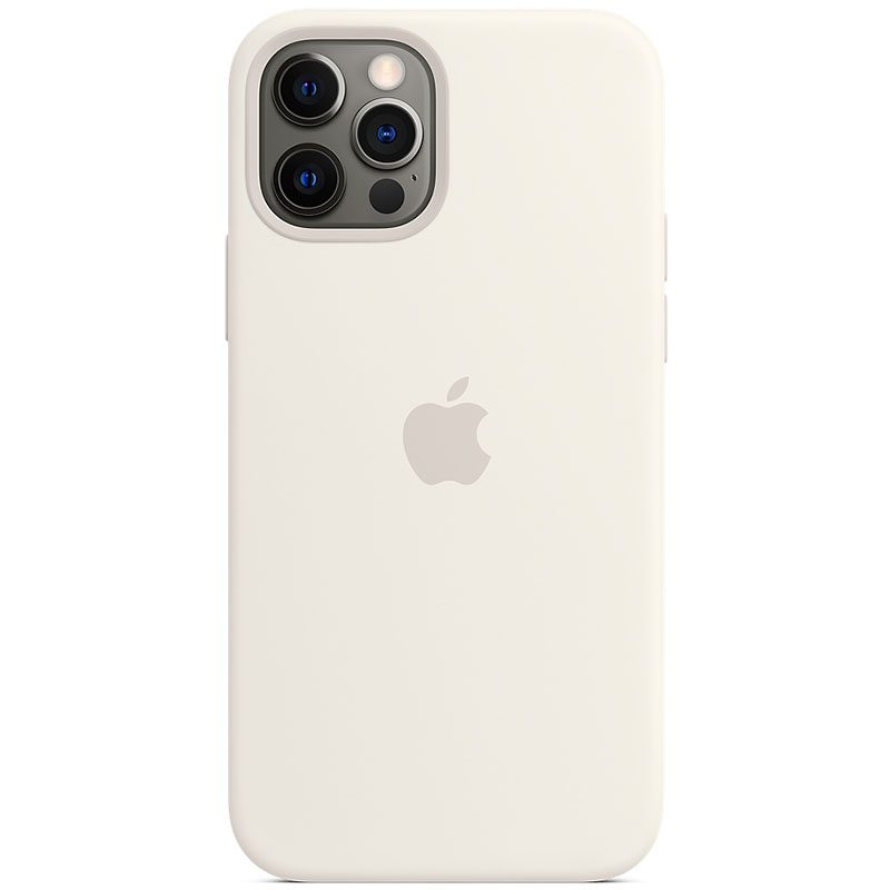 Apple Fehér Silicone Magsafe kompatibilis iPhone 12/12 Pro Tok