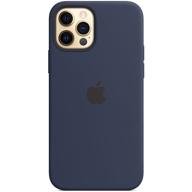 Apple Deep Navy Silicone Magsafe kompatibilis iPhone 12/12 Pro Tok