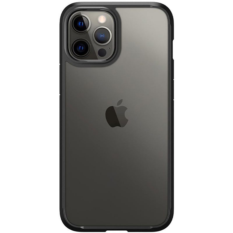 Spigen Ultra Hybrid Matte Fekete iPhone 12/12 Pro Tok
